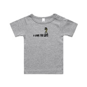 IRON LIFTER - Infant Wee-Tee 0 - 24 Months by AS Colour