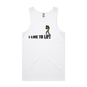 IRON LIFTER - Men's Lowdown Premium Singlet by 'As Colour'