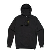IRON LIFTER - Unisex Stencil Boutique Hoody by 'As Colour ' 