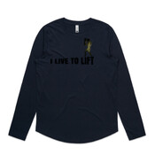 IRON LIFTER - Women's Boutique Stella Long Sleeve T Shirt by 'As Colour '