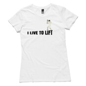 IRON LIFTER - Women's Wafer Boutique Fashion Tee by 'As Colour ' 