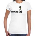 IRON LIFTER - Women's 'Gildan' Slim T-Shirt