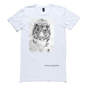 WHITE TIGER - Men's Boutique Tall Tee by As Colour
