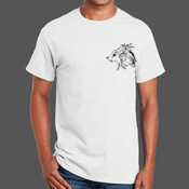 Gray Wolf (Canis Lupus) - Men's 'Gildan' Slim T-Shirt