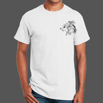 Gray Wolf (Canis Lupus) - Men's 'Gildan' Slim T-Shirt