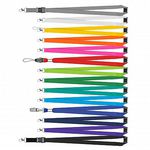 24mm Custom Printed Lanyard with Metal Clip